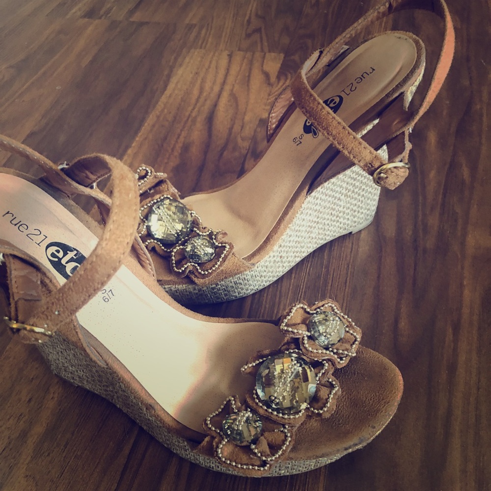 Taupe Wedges